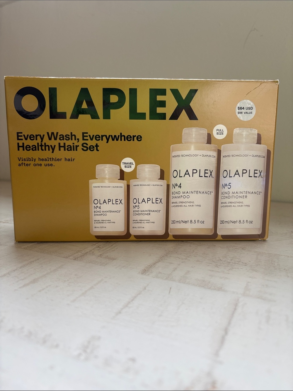 OLAPLEX Bond Maintenance Shampoo & Conditioner Set - Gold